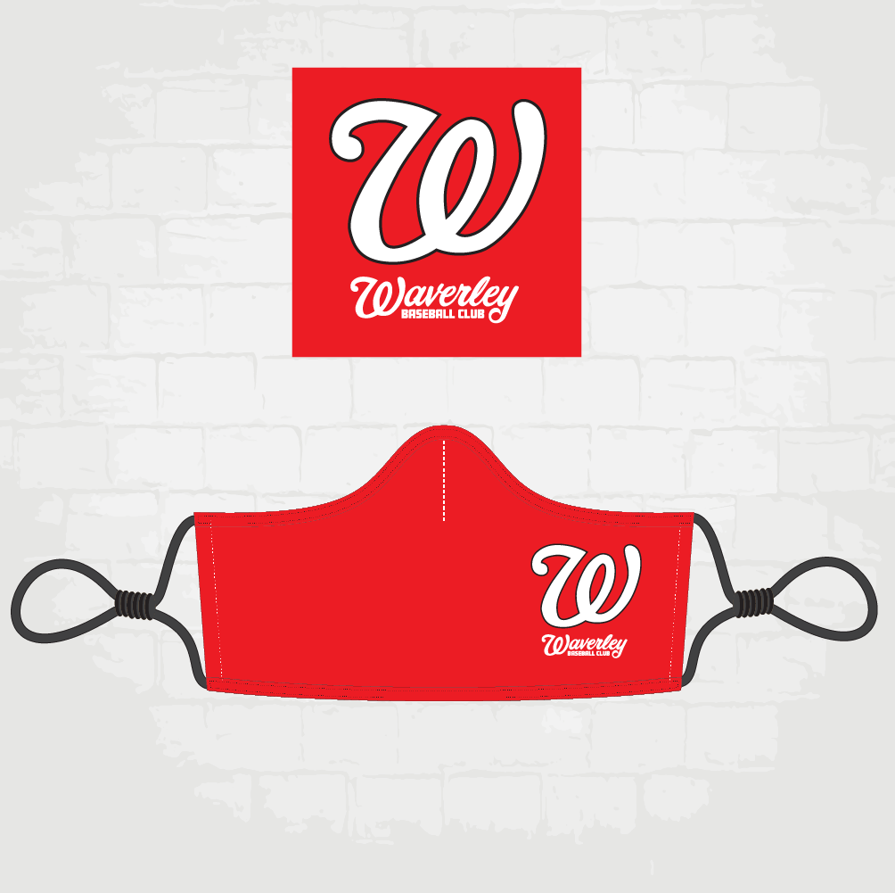 Red Face Mask - W Logo